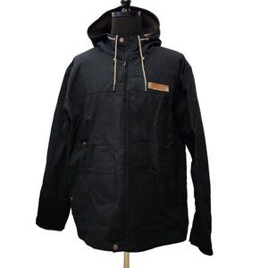 Columbia Mens PHG Real Tree Roughtail Navy Blue Work Hooded Jacket Size XXL